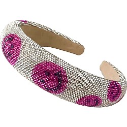 Smiley Face Crystal Headband