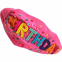 Beaded Birthday Headband (assorted)