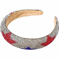 Patriotic Star Crystal Headband (assorted)
