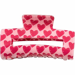 Pink Heart Hair Claw (assorted)