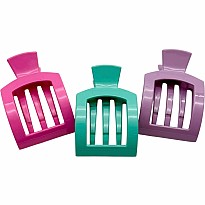 Bright Flat Hair Claw (assorted)