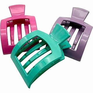 Bright Flat Hair Claw (assorted)