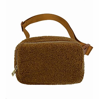 Varsity Cinnamon Sherpa Waist Pack