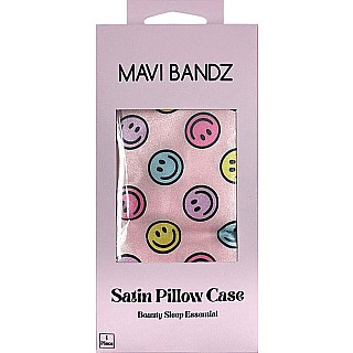 Smiley Satin Pillowcase (assorted)