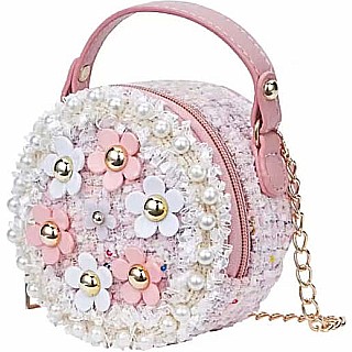 Flower Tweed Mini Purse (assorted)