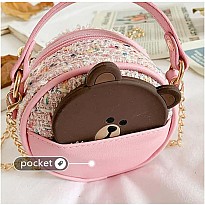 Flower Tweed Mini Purse (assorted)