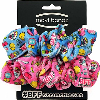 BFF Best Friends Scrunchies