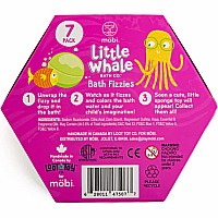 Little Whale Bath Co. Bath Fizzies - 7 Pack