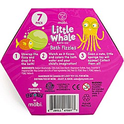 Little Whale Bath Co. Bath Fizzies - 7 Pack