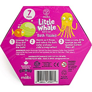 Little Whale Bath Co. Bath Fizzies - 7 Pack