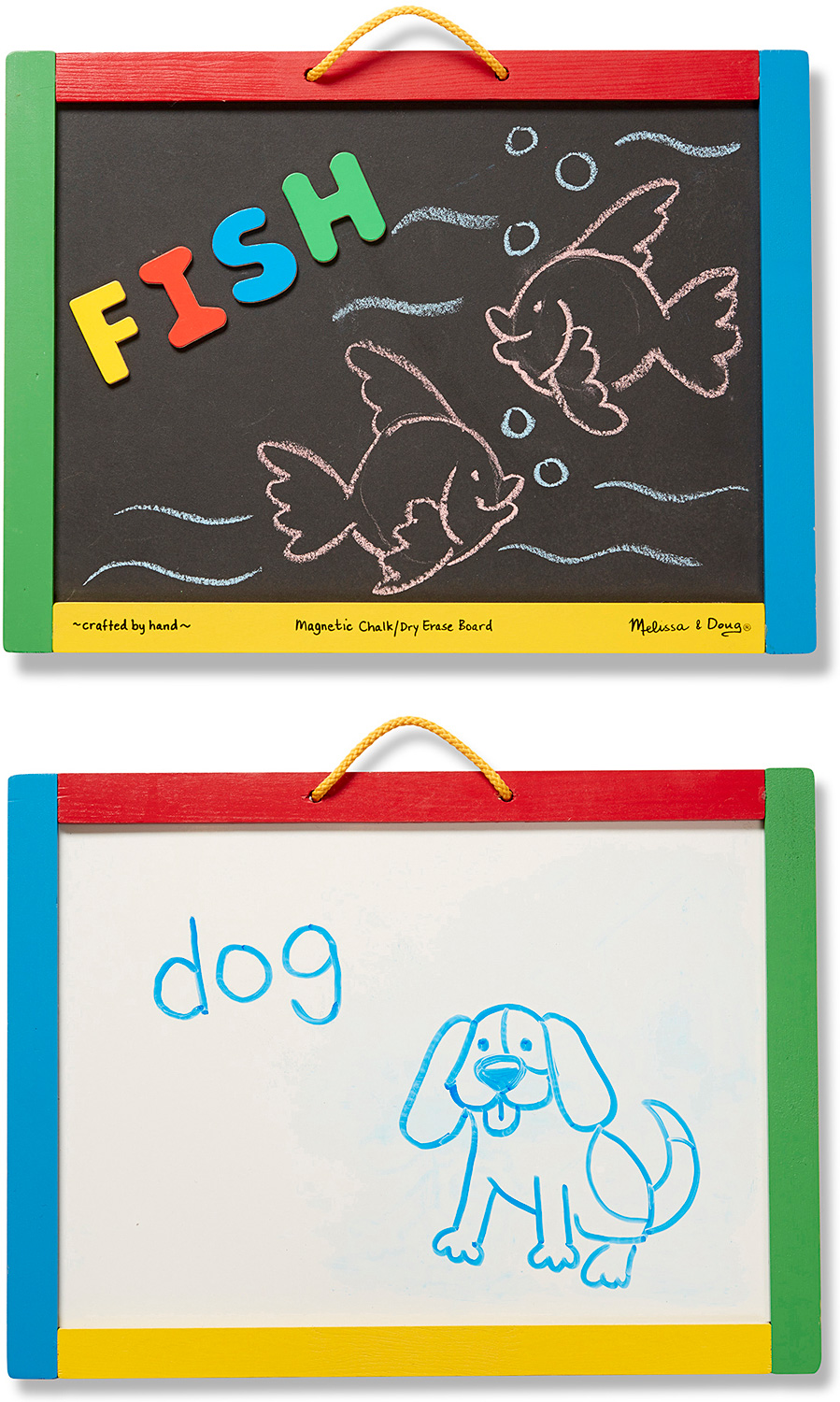 Magnetic Chalkboard and Dry-Erase Board Set - LCI145, Melissa & Doug