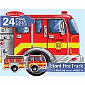 Giant Fire Truck Floor Puzzle (24 pc)