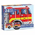 Giant Fire Truck Floor Puzzle (24 pc)