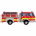 Giant Fire Truck Floor Puzzle (24 pc)