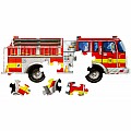 Giant Fire Truck Floor Puzzle (24 pc)