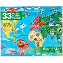 World Map Floor (33 pc)