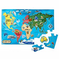 World Map Floor (33 pc)