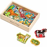 Magnetic Wooden Animals