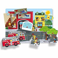 Around the Fire Station Sound Puzzle - 8 Pieces