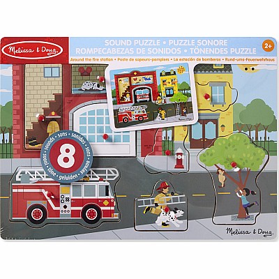 Around the Fire Station Sound Puzzle - 8 Pieces