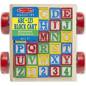 Classic ABC Block Cart