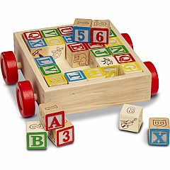 Classic ABC Block Cart