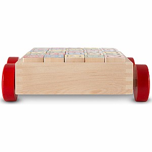 Classic ABC Block Cart
