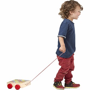 Classic ABC Block Cart