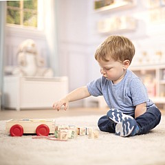 Classic ABC Block Cart