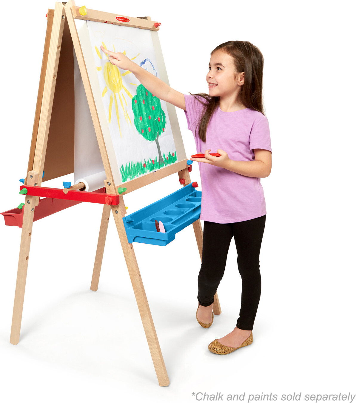 Deluxe Magnetic Paper Roll Easel, 48 x 24 - Gerbes Super Markets