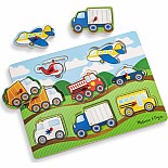 Vehicles Peg Puzzle - 8 Pieces