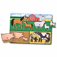 Farm Peg Puzzle - 8 Pieces