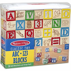 Wooden ABC/123 Blocks