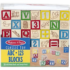Wooden ABC/123 Blocks