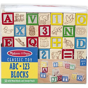 Wooden ABC/123 Blocks