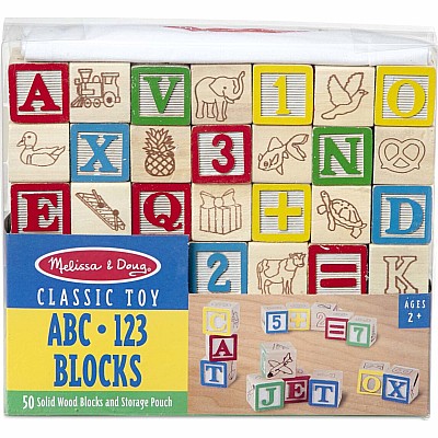 Wooden ABC/123 Blocks