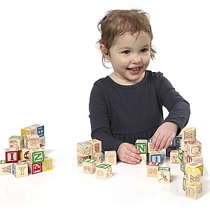 Wooden ABC/123 Blocks