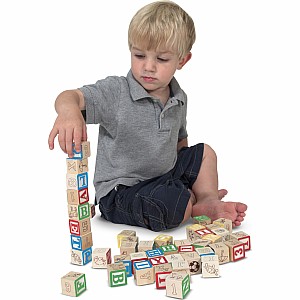 Wooden ABC/123 Blocks