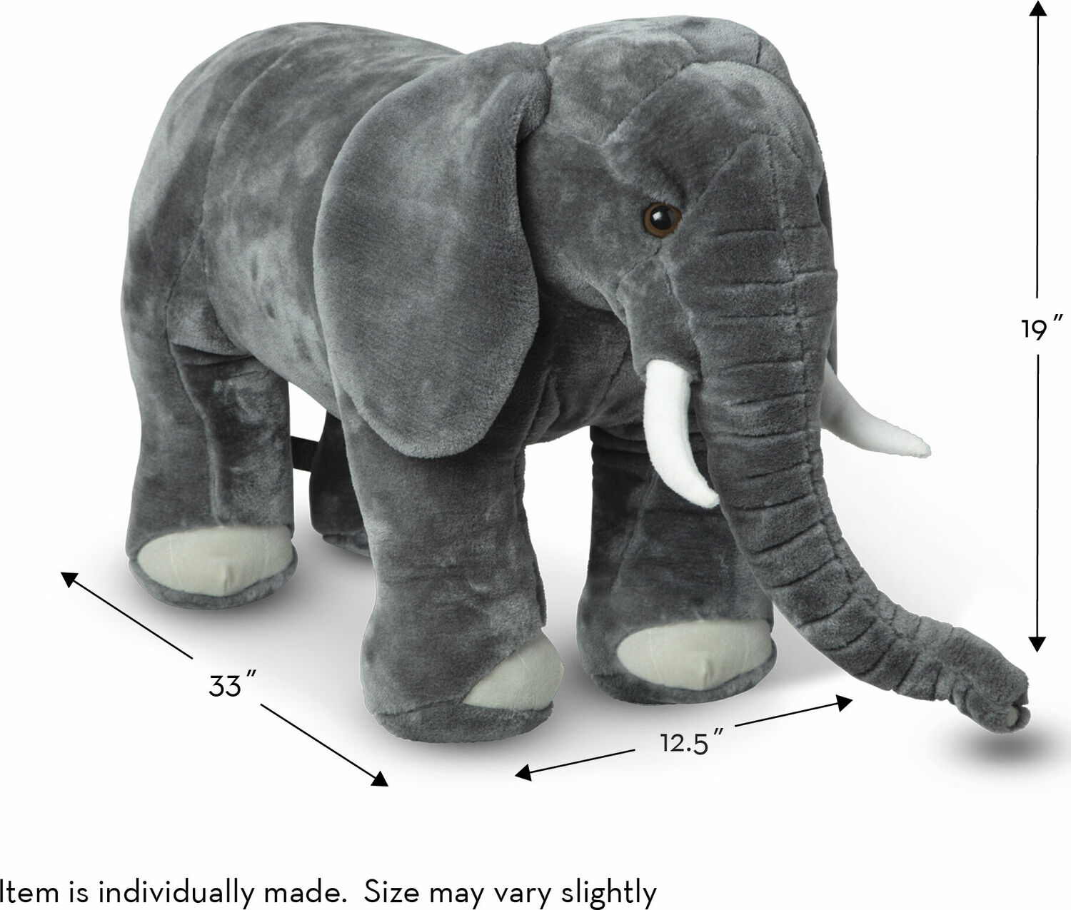 5ft stuffed elephant