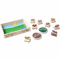 My First Wooden Stamp Set - Farm Animals