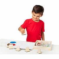 My First Wooden Stamp Set - Vehicles