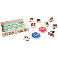 My First Wooden Stamp Set - Vehicles