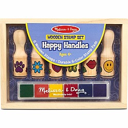 Wooden Stamp Set - Happy Handles