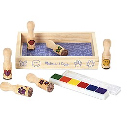 Wooden Stamp Set - Happy Handles