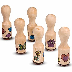 Wooden Stamp Set - Happy Handles