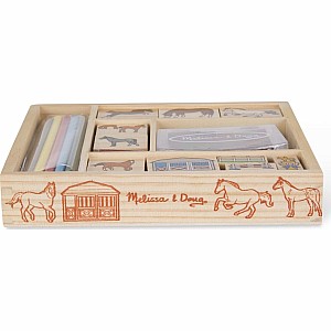 Wooden Stamp Set - Horses