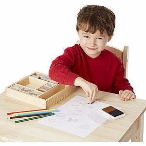 Wooden Stamp Set - Horses