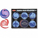 Jumbo Palm Stampers  Blue