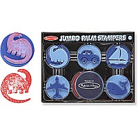 Jumbo Palm Stampers  Blue