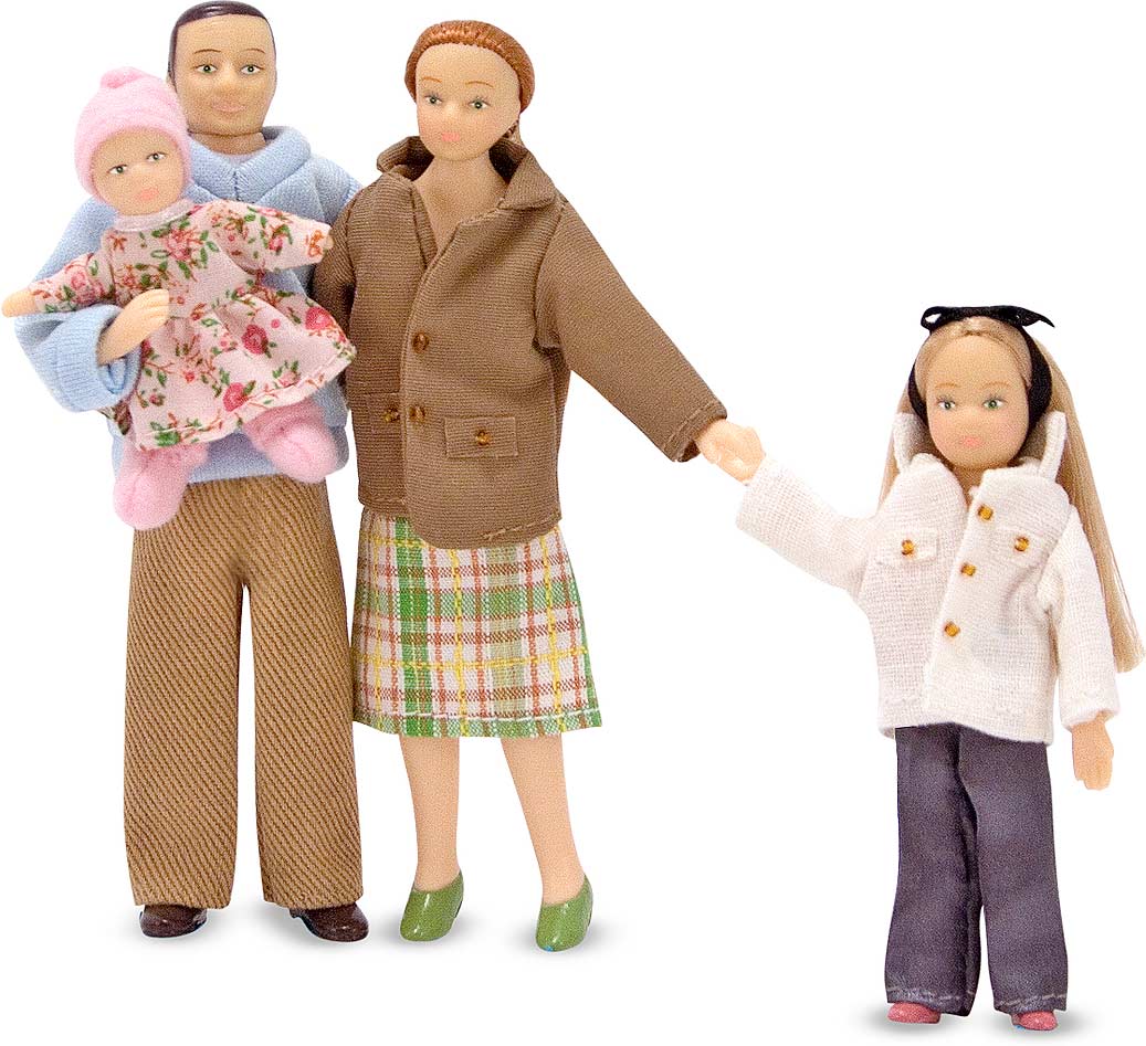 Victorian Doll Family white - Melissa & Doug - Dancing Bear Toys